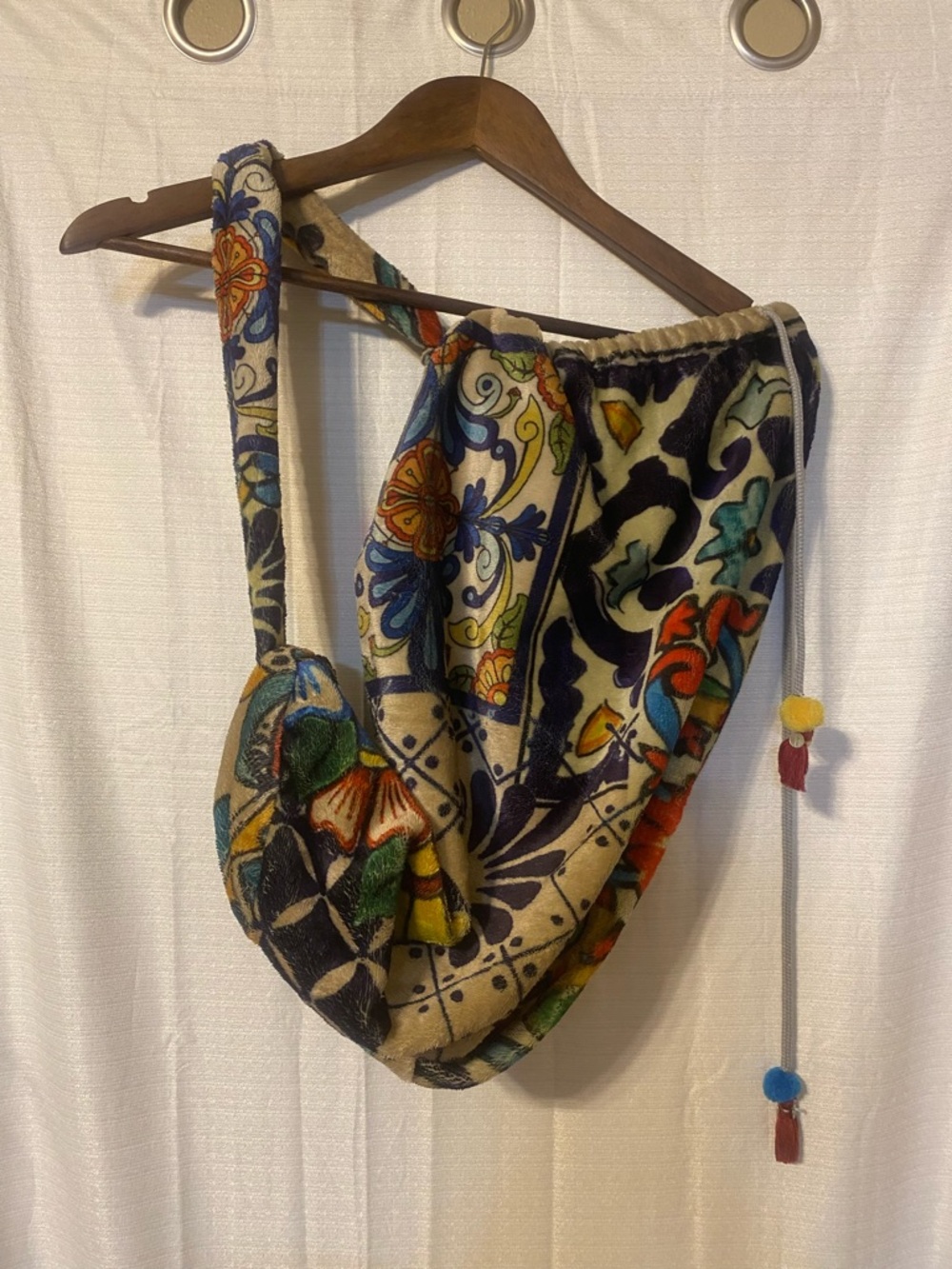 Johnny Was Moda Cozy Blanket Bag- BAG ONLY Shoulder Bag Cinch Top - Picture 2 of 8